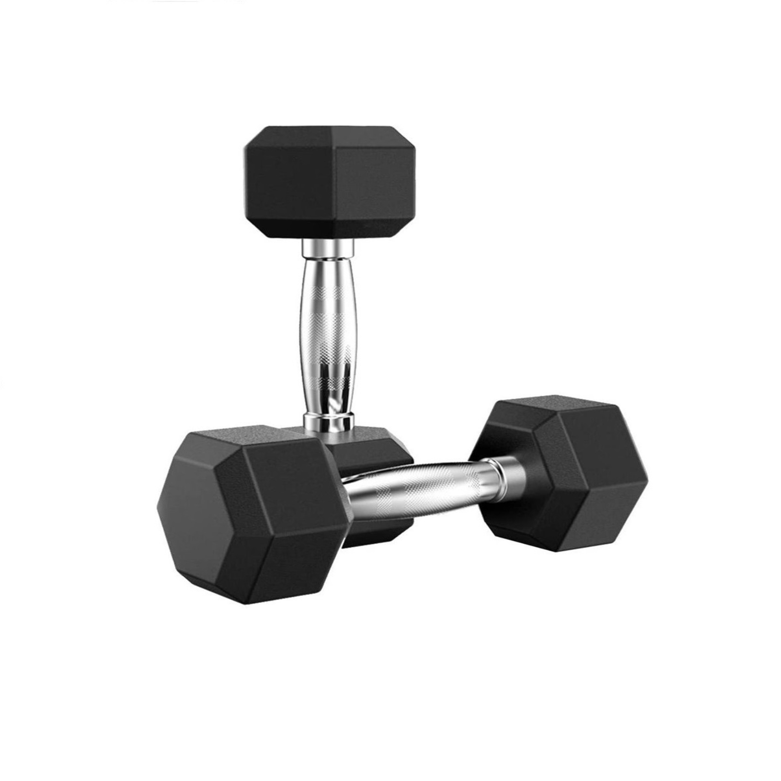 Rubber-Coated Fitness Håndvægte 2 x 15 KG