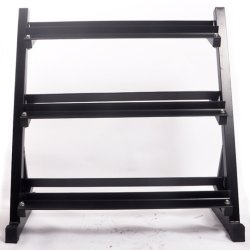 Gulvstativ til Rubber-Coated Fitness H�ndv�gte
