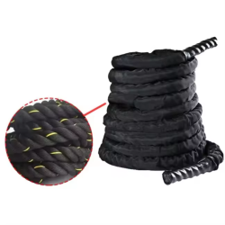 Fitness Battle Rope med cover 12 meter 38mm
