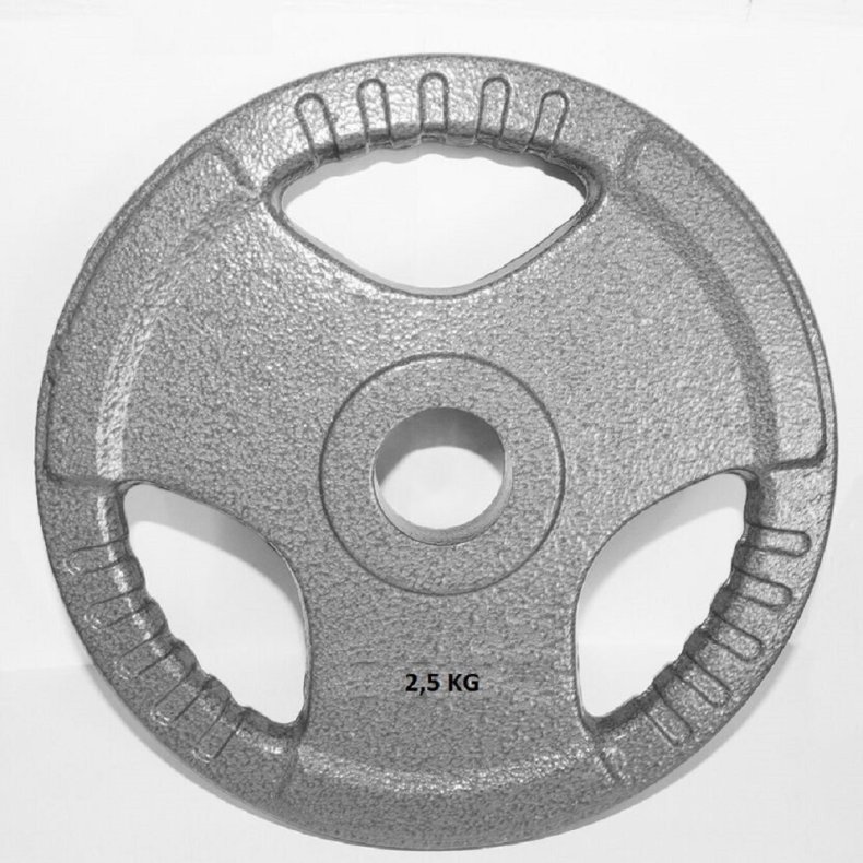 V�gtskive s�t 5 KG - 50mm - Jern skiver