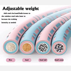 Hulahopring justerbar i KG pink/gr